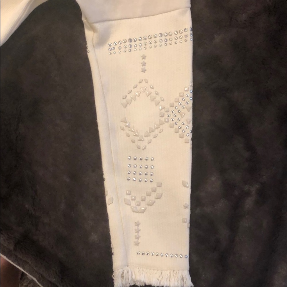 Zara Boho Chic Studded Fringe Pullover - Picture 8 of 8